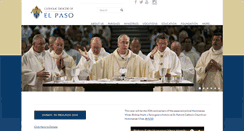 Desktop Screenshot of elpasodiocese.org